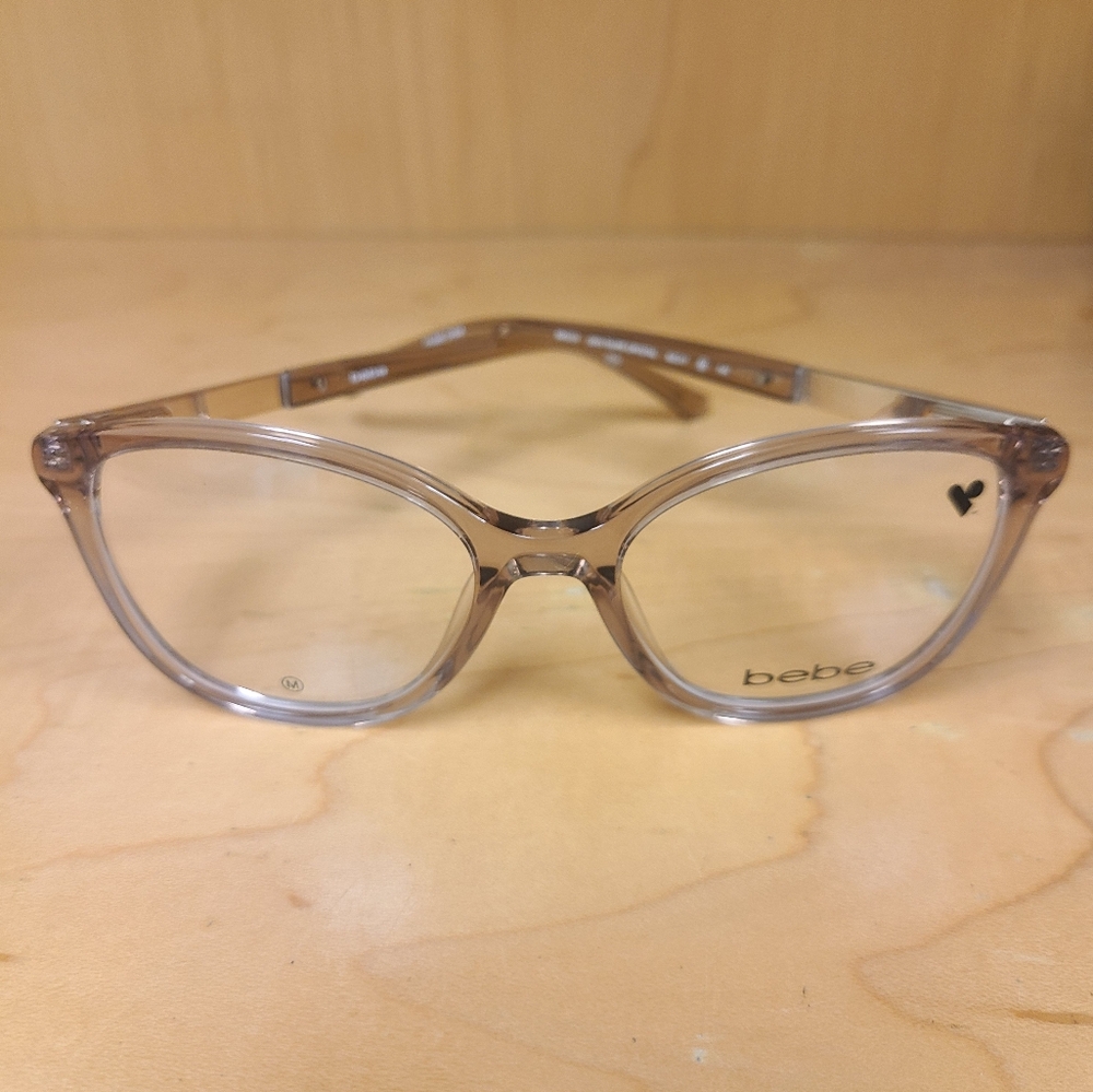 Bebe BB 5233 Crysta Taupe Bedazzled Designer Frames - Picture 3 of 10
